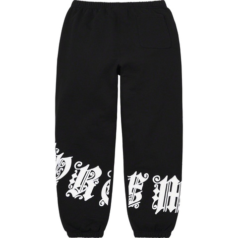 Supreme Old English Wrap Sweatpant - Black