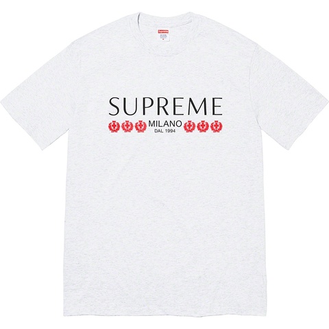 Supreme Milano Tee - Ash Grey