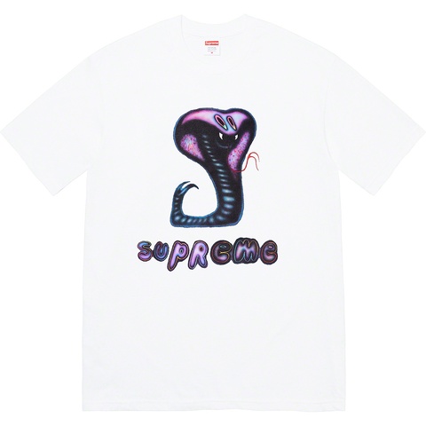 Supreme Snake Tee - White