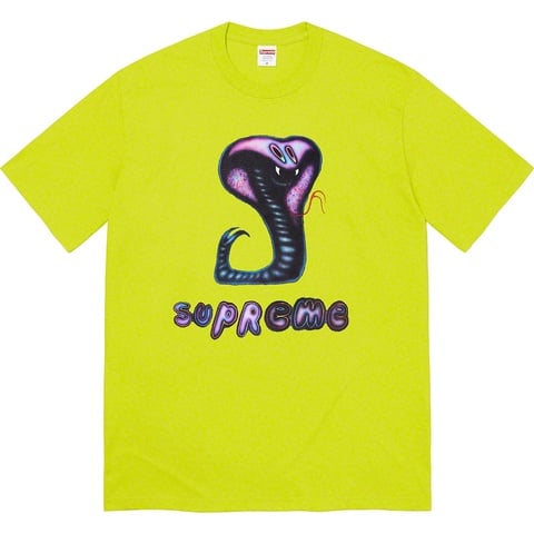 Supreme Snake Tee - Bright Green
