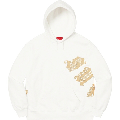 Old English Wrap Hooded Sweatshirt - Supreme