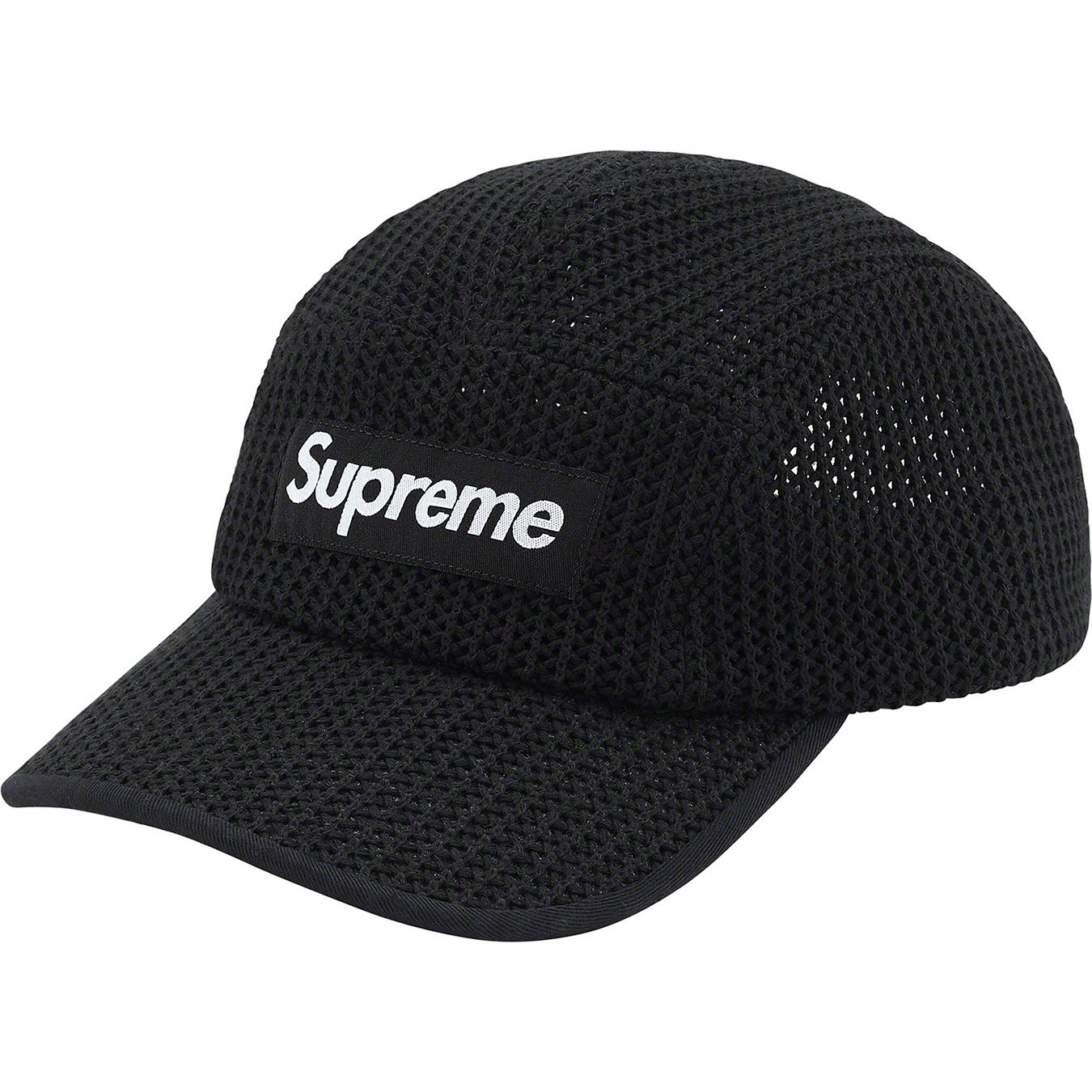 Supreme String Camp Cap (SS21) - Black - $48