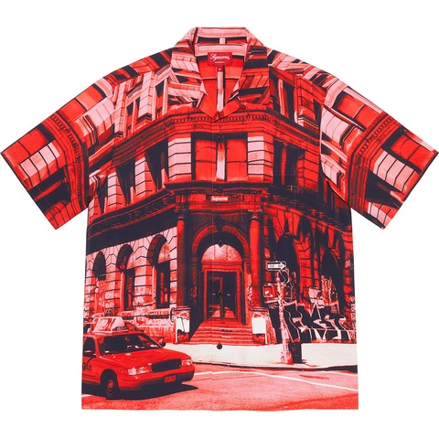 Supreme 190 Bowery Rayon S/S Shirt - Red