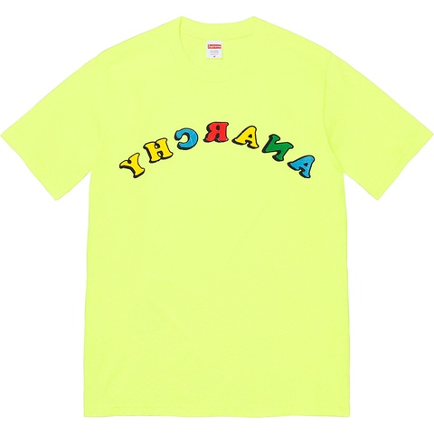 Supreme Jamie Reid/Supreme Anarchy Tee - Bright Yellow