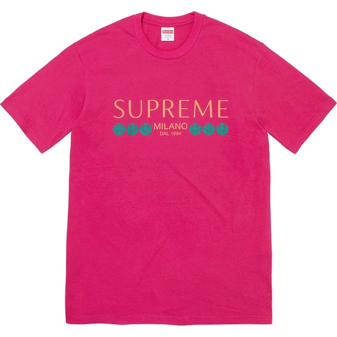 Supreme Milano Tee - Pink
