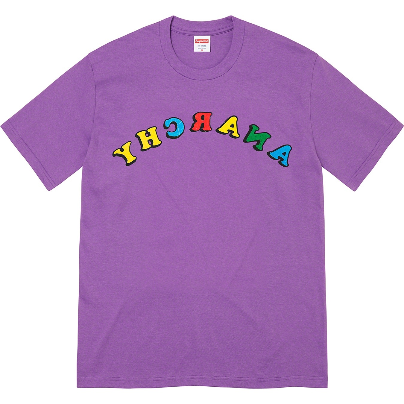 Supreme Jamie Reid Supreme Anarchy Tee (SS21) - Purple - $44
