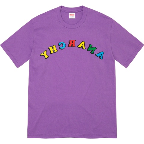 Supreme Jamie Reid/Supreme Anarchy Tee - Purple