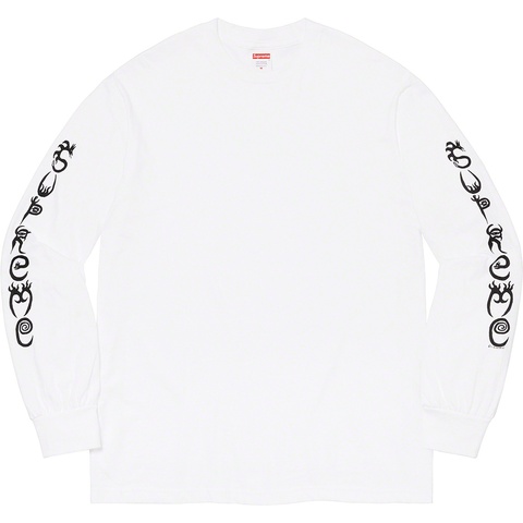 Supreme Clayton Patterson/Supreme L/S Tee - White