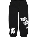 Supreme Old English Wrap Sweatpant (SS21) - Black