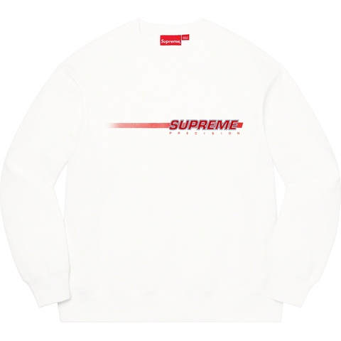 Supreme Precision Crewneck - White