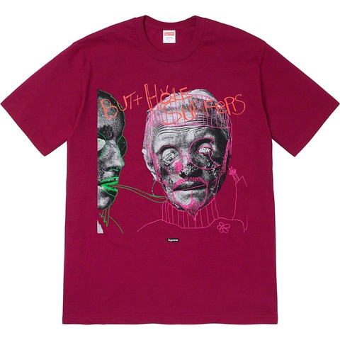 Supreme Supreme/Butthole Surfers Psychic Tee - Dark Magenta