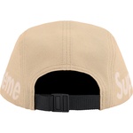 Supreme Jacquard Pique Camp Cap (SS21) - Tan