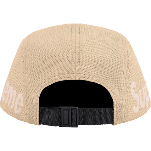 Supreme Jacquard Pique Camp Cap - Tan