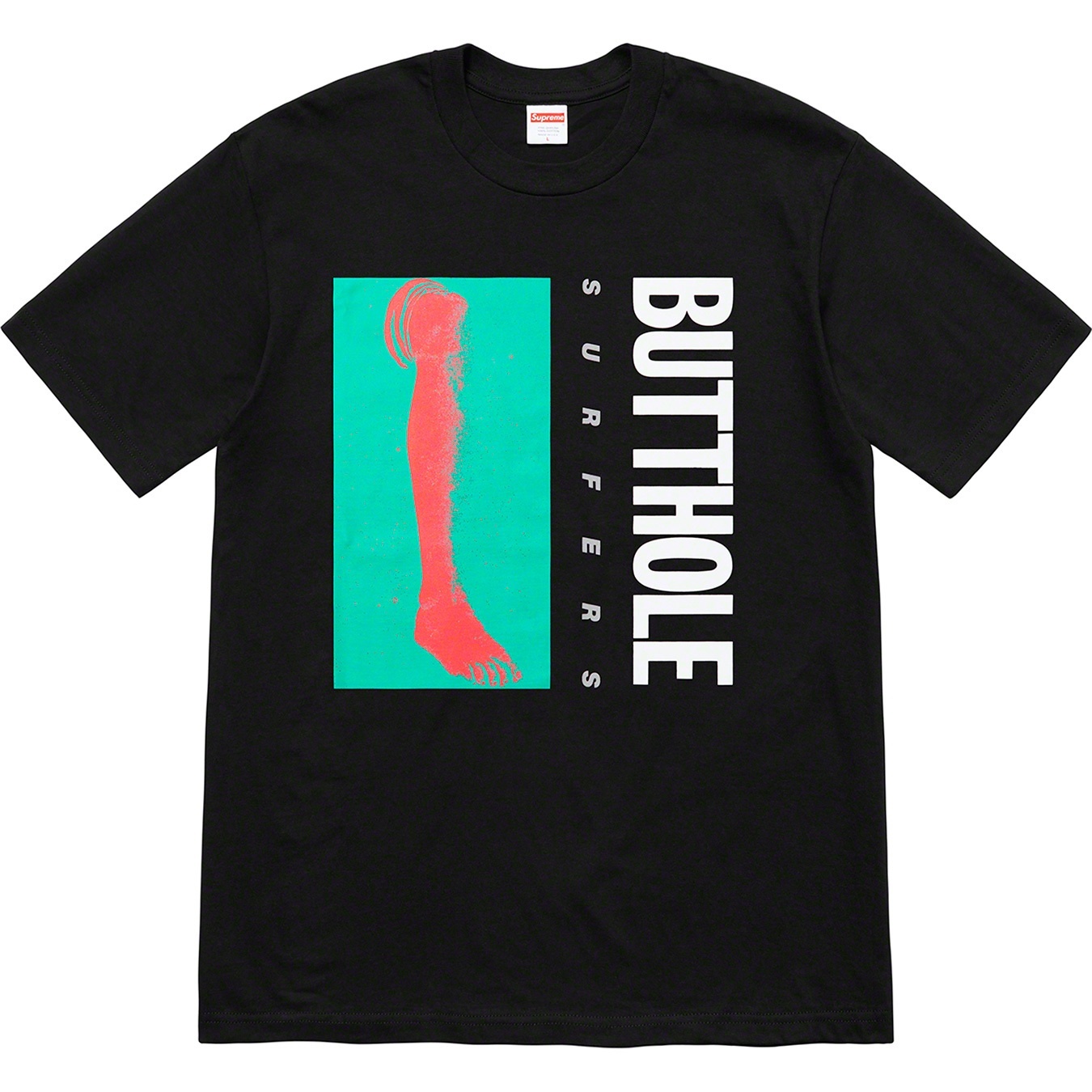 Supreme Supreme Butthole Surfers Leg Tee (SS21) - Black - $44