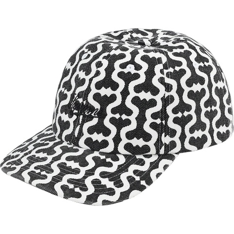 Supreme Monogram S Logo 6-Panel - Black