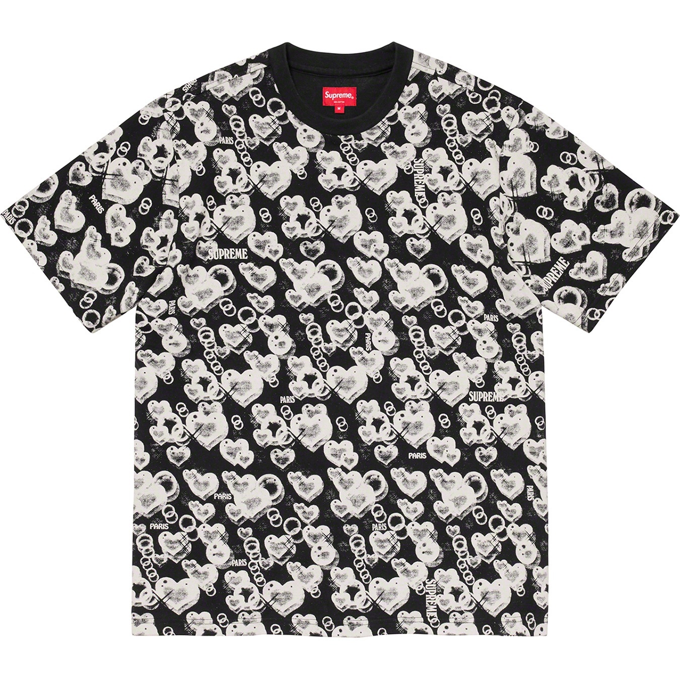 Supreme Hearts S S Top (SS21) - Black - $88
