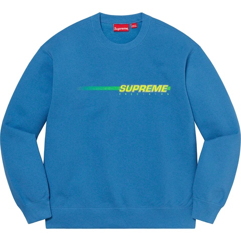 Supreme Precision Crewneck - Pale Royal
