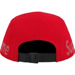 Supreme Jacquard Pique Camp Cap (SS21) - Red