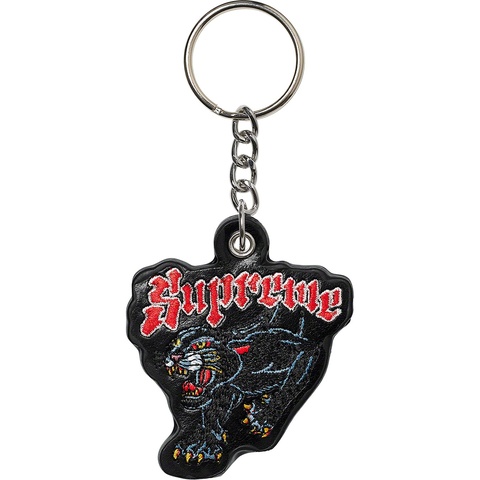 Supreme Panther Keychain - Black