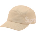 Supreme Jacquard Pique Camp Cap (SS21) - Tan