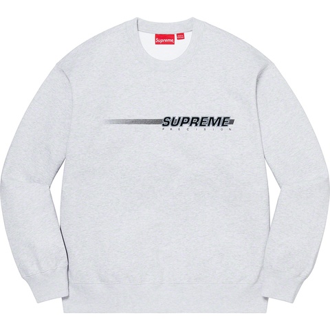 Supreme Precision Crewneck - Ash Grey