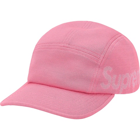 Supreme Jacquard Pique Camp Cap - Pink