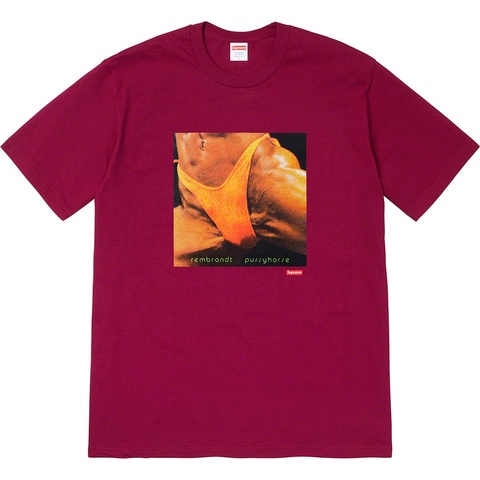 Supreme Supreme/Butthole SurfersRembrandt Pussyhorse Tee - Dark Magenta