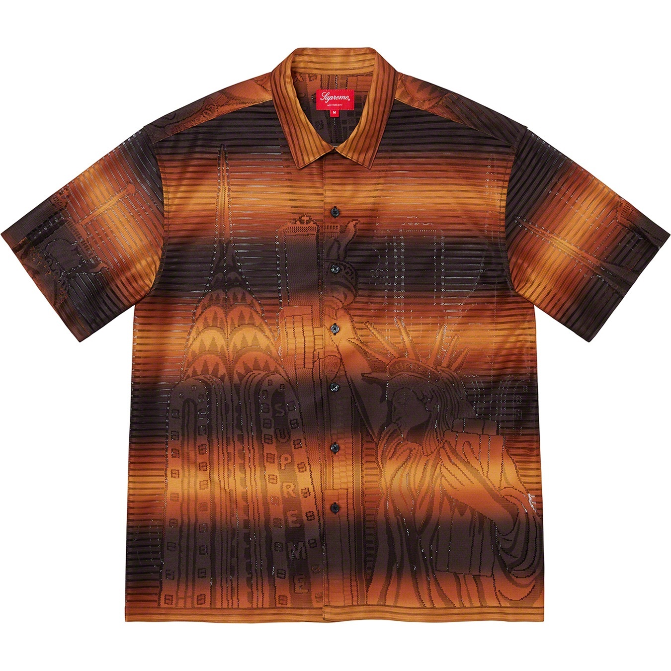 Supreme Liberty Lace S S Shirt (SS21) - Orange - $128