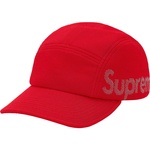 Supreme Jacquard Pique Camp Cap (SS21) - Red