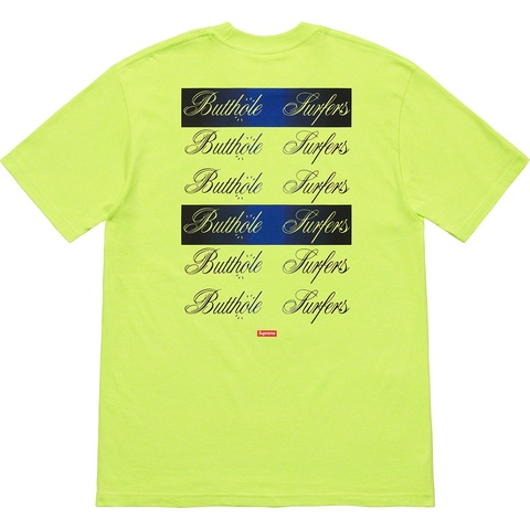 Supreme Supreme/Butthole Surfers Tee - Neon Green