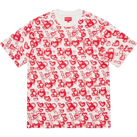 Supreme Hearts S/S Top - White