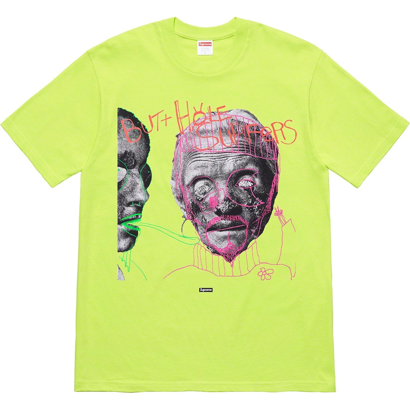 Supreme Supreme Butthole Surfers Psychic Tee (SS21) - Neon Green - $44