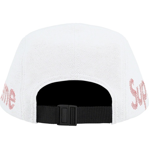Supreme Jacquard Pique Camp Cap - White