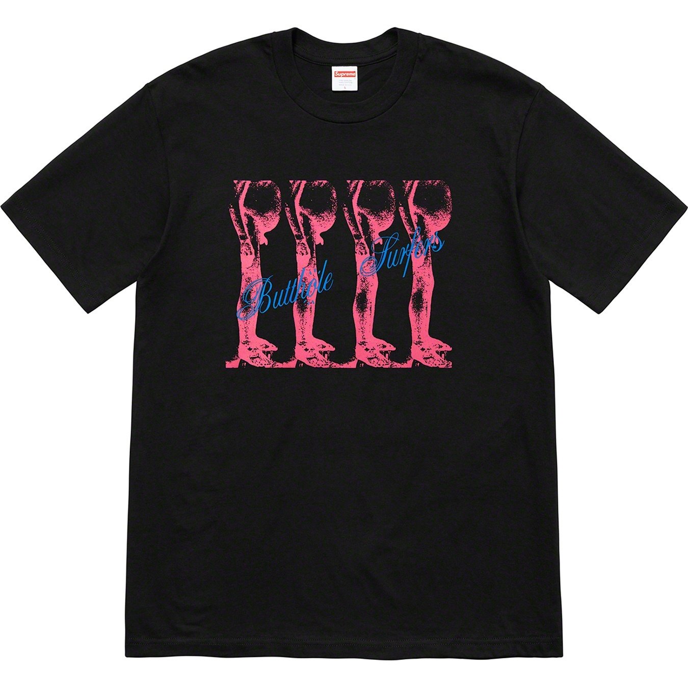 Supreme Supreme Butthole Surfers Tee (SS21) - Black - $44