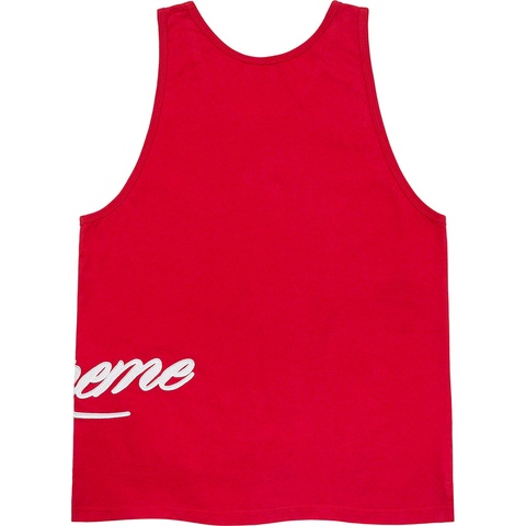Mesh Script Tank Top - spring/summer 2021 - Supreme