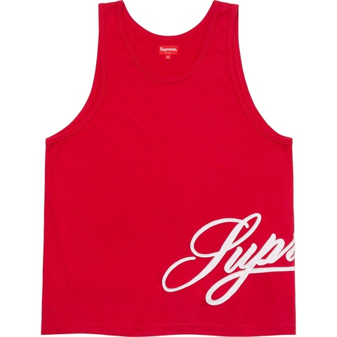 Mesh Script Tank Top - spring/summer 2021 - Supreme