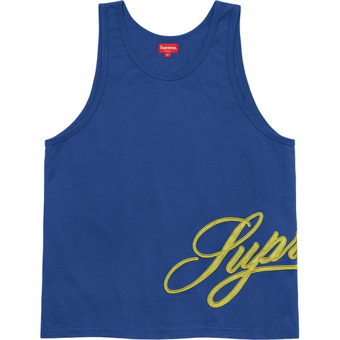 Mesh Script Tank Top - spring/summer 2021 - Supreme