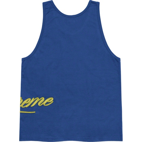 Mesh Script Tank Top - spring/summer 2021 - Supreme
