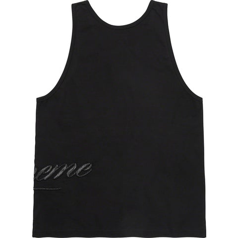 Mesh Script Tank Top - spring/summer 2021 - Supreme
