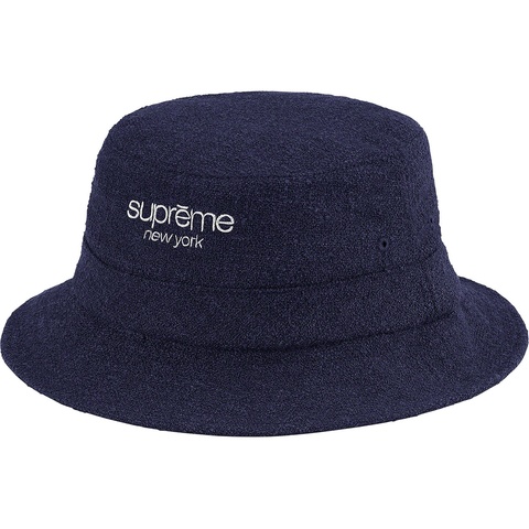 Supreme Classic Logo Terry Crusher - Navy