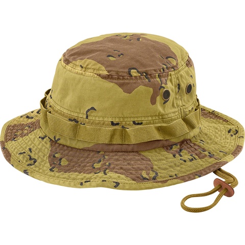 Supreme Overdyed Camo Boonie - Green