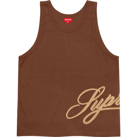 Mesh Script Tank Top - spring/summer 2021 - Supreme