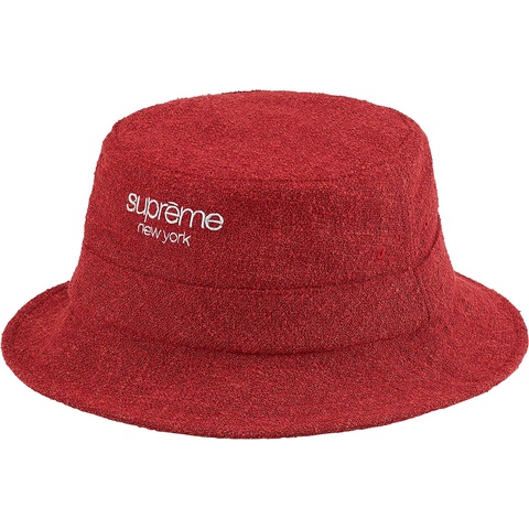 Supreme Classic Logo Terry Crusher - Red
