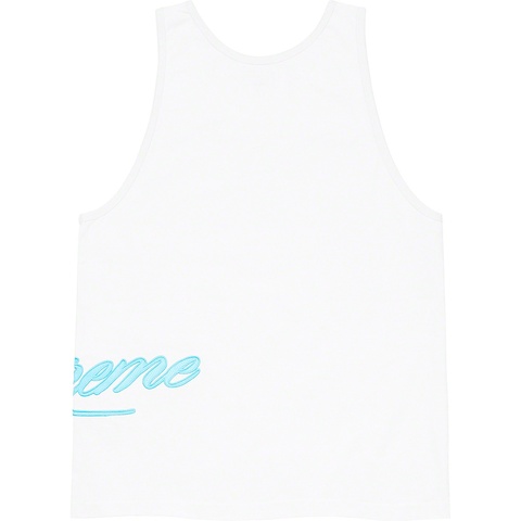 Mesh Script Tank Top - spring/summer 2021 - Supreme