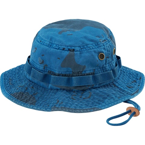 Supreme Overdyed Camo Boonie - Blue