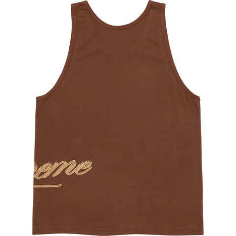 Mesh Script Tank Top - spring/summer 2021 - Supreme