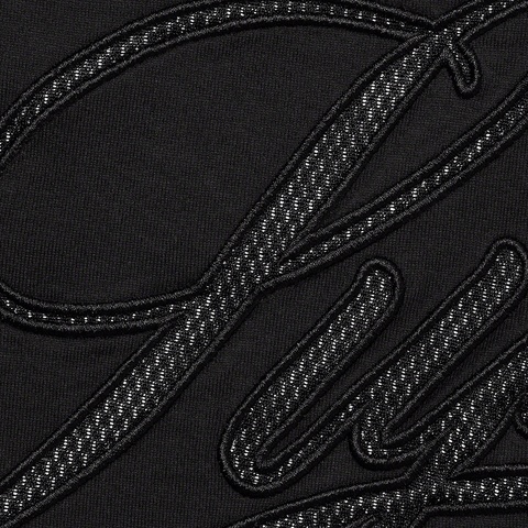 Supreme Mesh Script Tank Top - Black