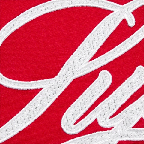 Supreme Mesh Script Tank Top - Red