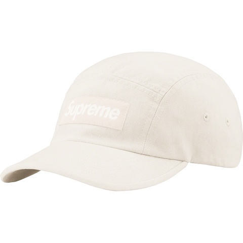 Supreme Washed Chino Twill Camp Cap - Natural