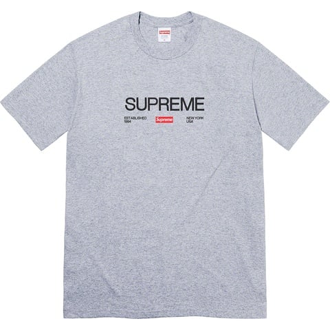 Supreme Est. 1994 Tee - Heather Grey